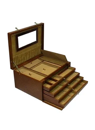 Genuine Leather Jewellery Box 