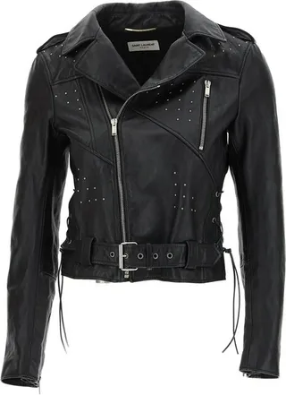 Saint Laurent Zip Detailed Long-Sleeved Jacket