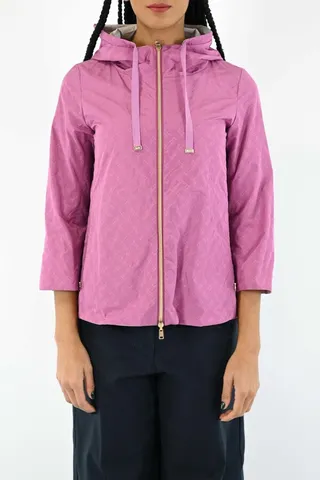 Reversible Cape In Monogram Taffeta