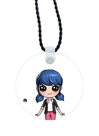 Cartoon Printed Pendant Necklace 