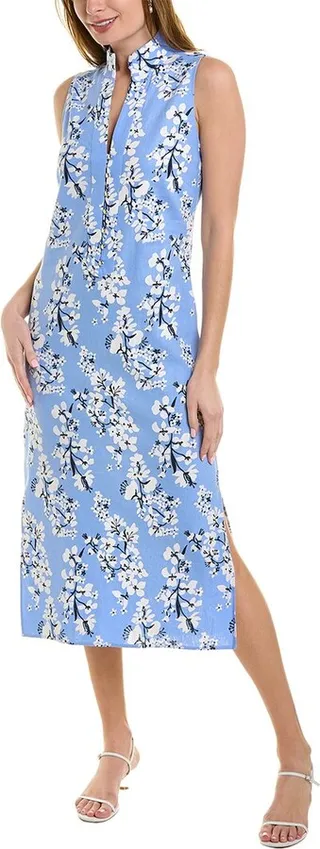 Sail to Sable Linen-Blend Midi Tunic
