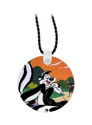 Cartoon Printed Pendant Necklace 
