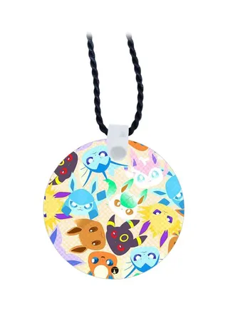 Cartoon Printed Pendant Necklace 