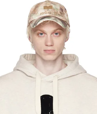 Isabel Marant Khaki Tyron Denim Cap