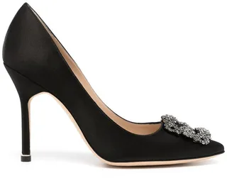 Hangisi 105mm buckle-embellished pumps
