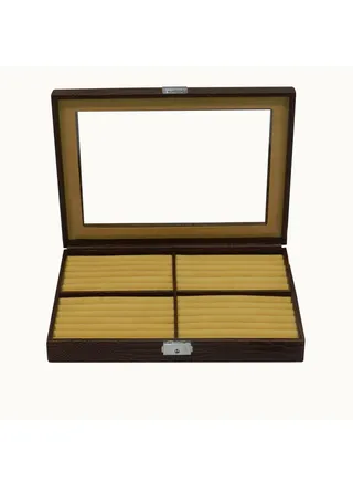 Laveri Ring Storage Display Box with Ring Holder Showcase for Store Display, Jewelry Show & Home ~ Jewelry Tray Organizer 