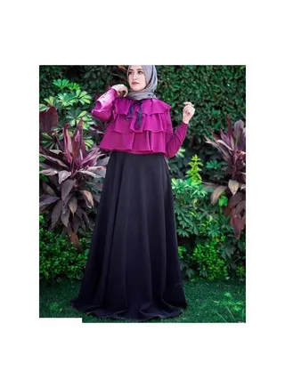 Casual Plain Basic Maxi Dresses Pink-Black 