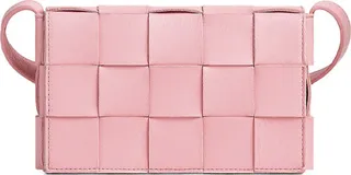 Small Intrecciato Cassette Crossbody Bag
