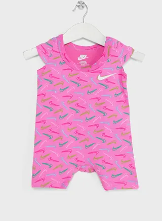 Infant Swoosh Logo Romper 