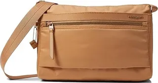 Hedgren Eye RFID Medium Shoulder Bag (Tan) Shoulder Handbags