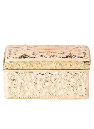 Antique Style Floral Pattern Jewellery Box 