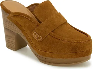 Vina Suede Platform Clog