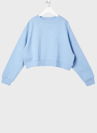 Youth Oversized Crop Sweatshirt 