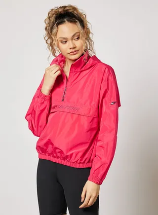 Half-Zip Relaxed Fit Jacket 