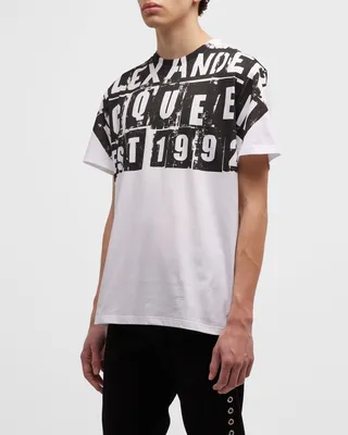Men's Punk Logo Printed T-Shirt