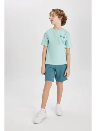 Boy Regular Fit Knitted Shorts 