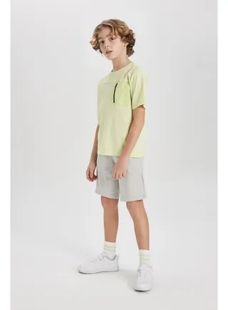 Boy Regular Fit Knitted Shorts 