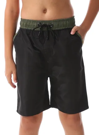 Boys Swim Short With Multi Design 