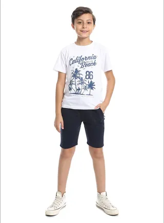 Zipper Pockets Practical Plain Boys Shorts 