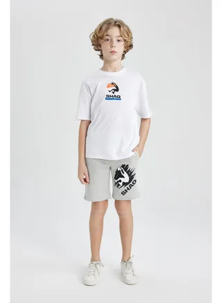 Boy Regular Fit Knitted Shorts 