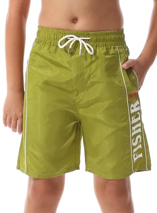 Printed Boys Swim Short 