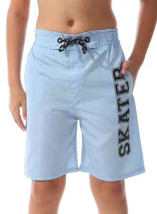 Printed Boys Swim Short 