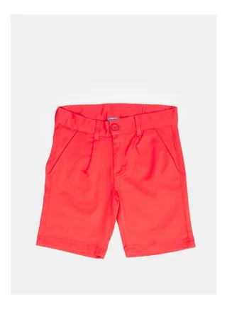Plain Mid-Rise Shorts 