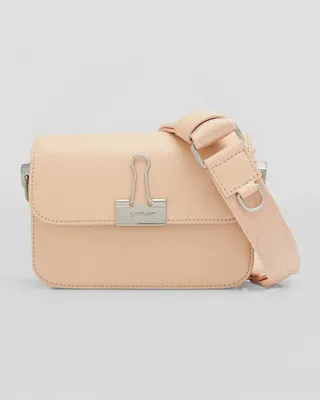 Binder Flap Leather Shoulder Bag