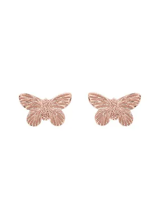 3D Butterfly Women Stud Earrings - OBJ16MBE02 