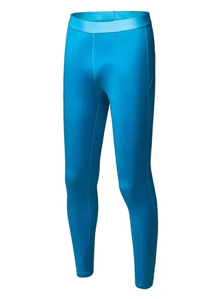 Women Quick Dry Breathable Elastic Trousers Blue 