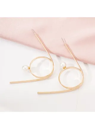 Luxe Wire Metal Earrings 
