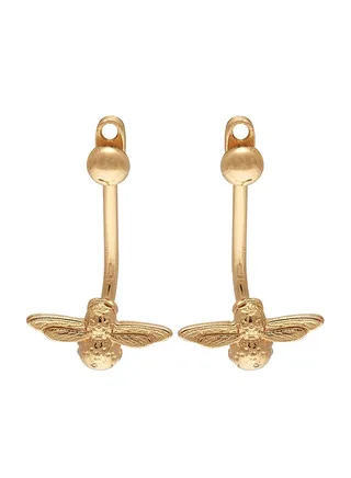 3D Bee Women's Jacket Earrings - OBJ16AME01 