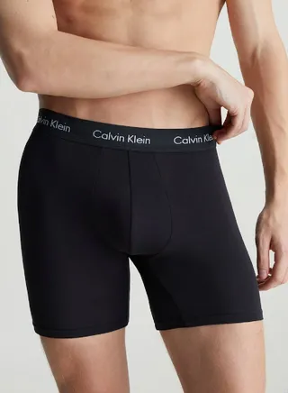 Men's 5 Pack Boxer Briefs - Cotton Stretch -  cotton elastane blend, Multicolor 