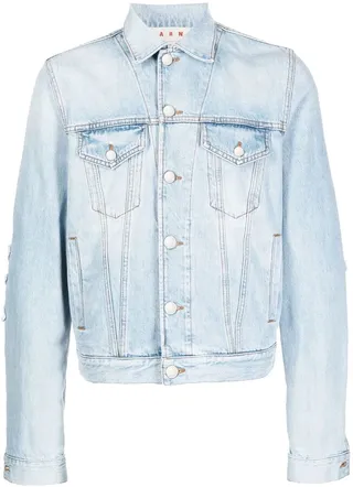 Logo-Patch Denim Jacket