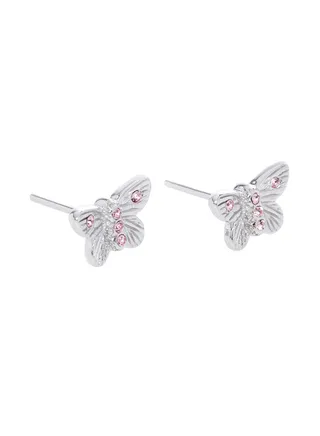 Bejewelled Butterfly Women's Stud Earrings - OBJ16MBE08 