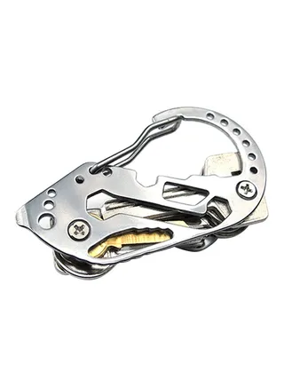 Stainless Steel  Smart Key Holder Silver/Gold 