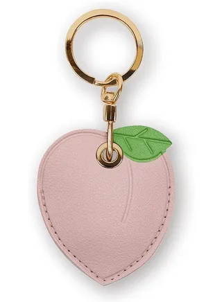 AirTag Holder Keychain Case, Leather Protective Case Tracker Cover with Scratch Resistant and Shock-proof Compatible with Apple Air Tag Key Ring Holder for Luggage Backpack, Kids and More 