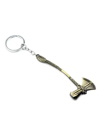Thor Hammer Keychain Bronze 