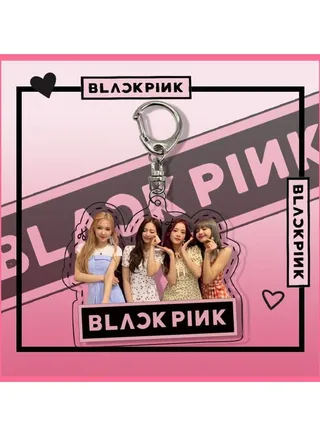 BLACKPINK Keychains Celebrity Peripheral Acrylic Pendants 