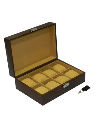 unisex Premium PU Leather Watch Display Box Organizer 