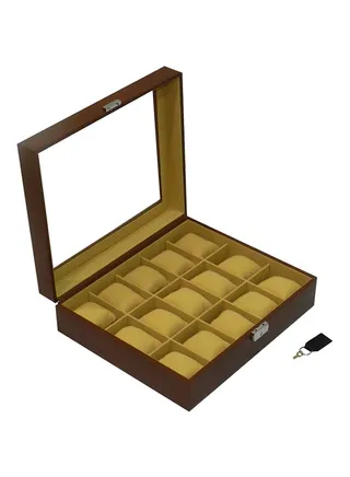 unisex 15-Piece Watch Organizer 