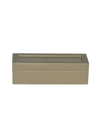 unisex 4 Grid Designer Faux Leather Watch Box 