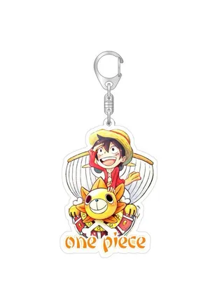 New One Piece Keychain Animation Peripheral Acrylic Pendant Luffy Zoro Cartoon Accessories Comic Exhibition 