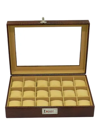 unisex 18-Piece Watch Organizer 
