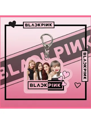 BLACKPINK Keychains Celebrity Peripheral Acrylic Pendants 