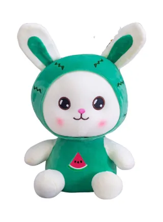 Cute Bunny Doll Shaped Keychain Multicolour 