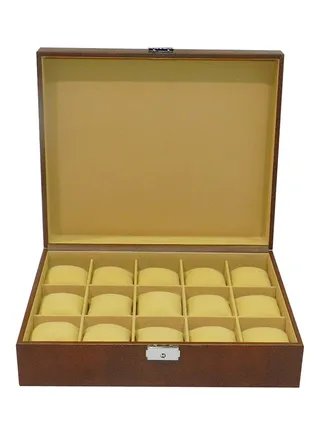 unisex 15-Piece Watch Organizer 