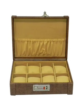 unisex Designer Faux Leather Watch Box 