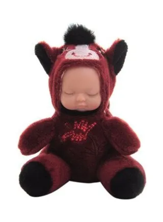 Sleeping Baby Doll Keychain Multicolour 