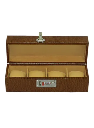 unisex 4-Piece Watch Organizer 